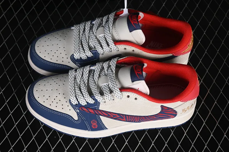 All categories Air Jordan Jordan series basketball shoes Air Jordan 1 Low High-end customized low-top sneakers Air Jordan 1 Low AJ1 Joe 1 Year of the Horse limited edition Good luck in the Year of the Horse High-end customized low-top retro basketball shoes JJ2508-102